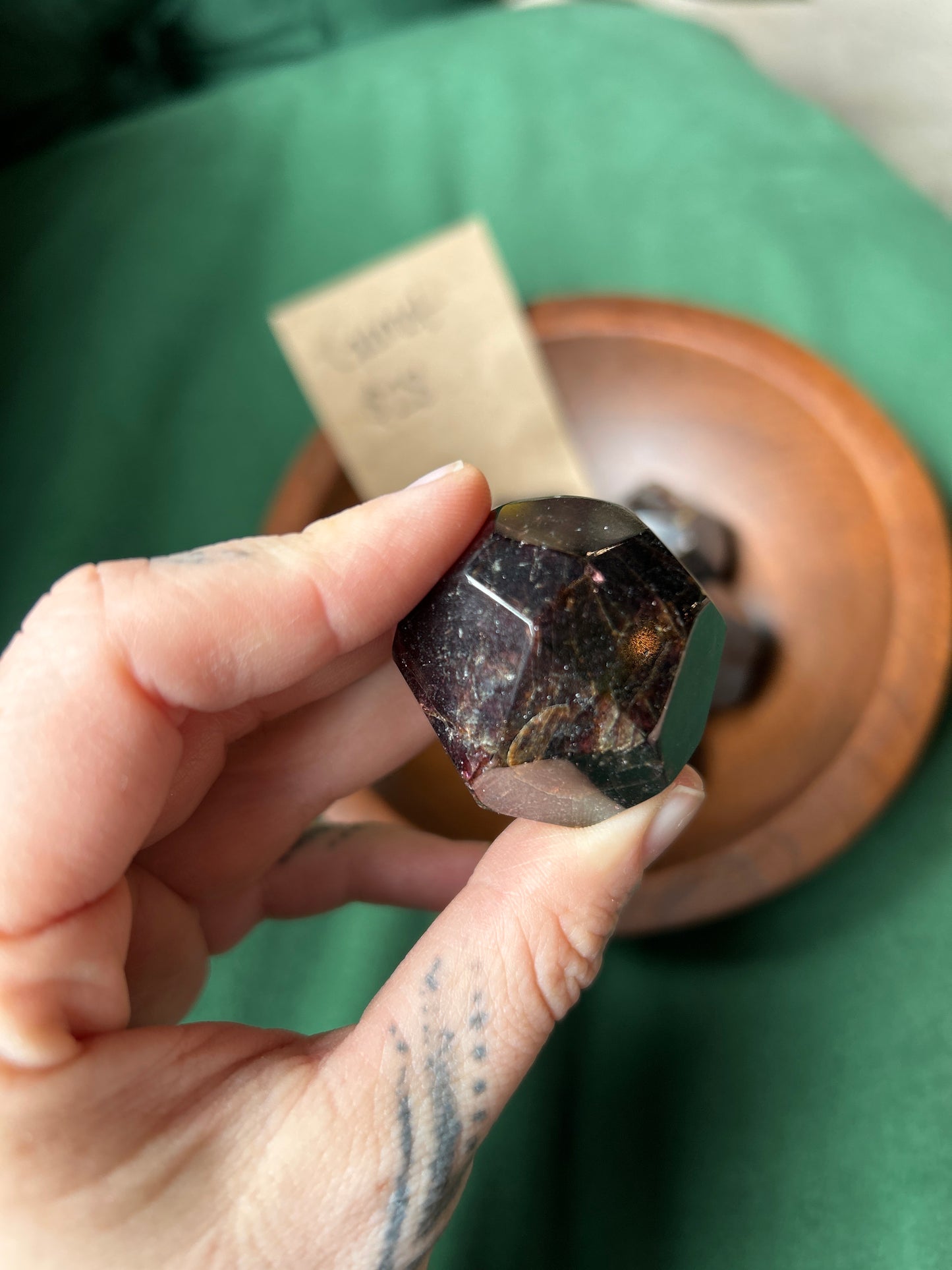 Natural Garnet Dodecahedrons