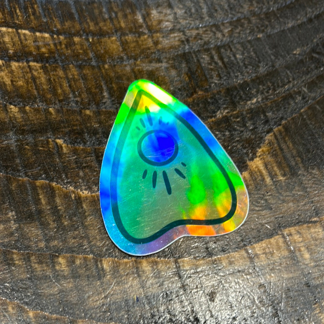 Holographic Avocado Planchette Sticker