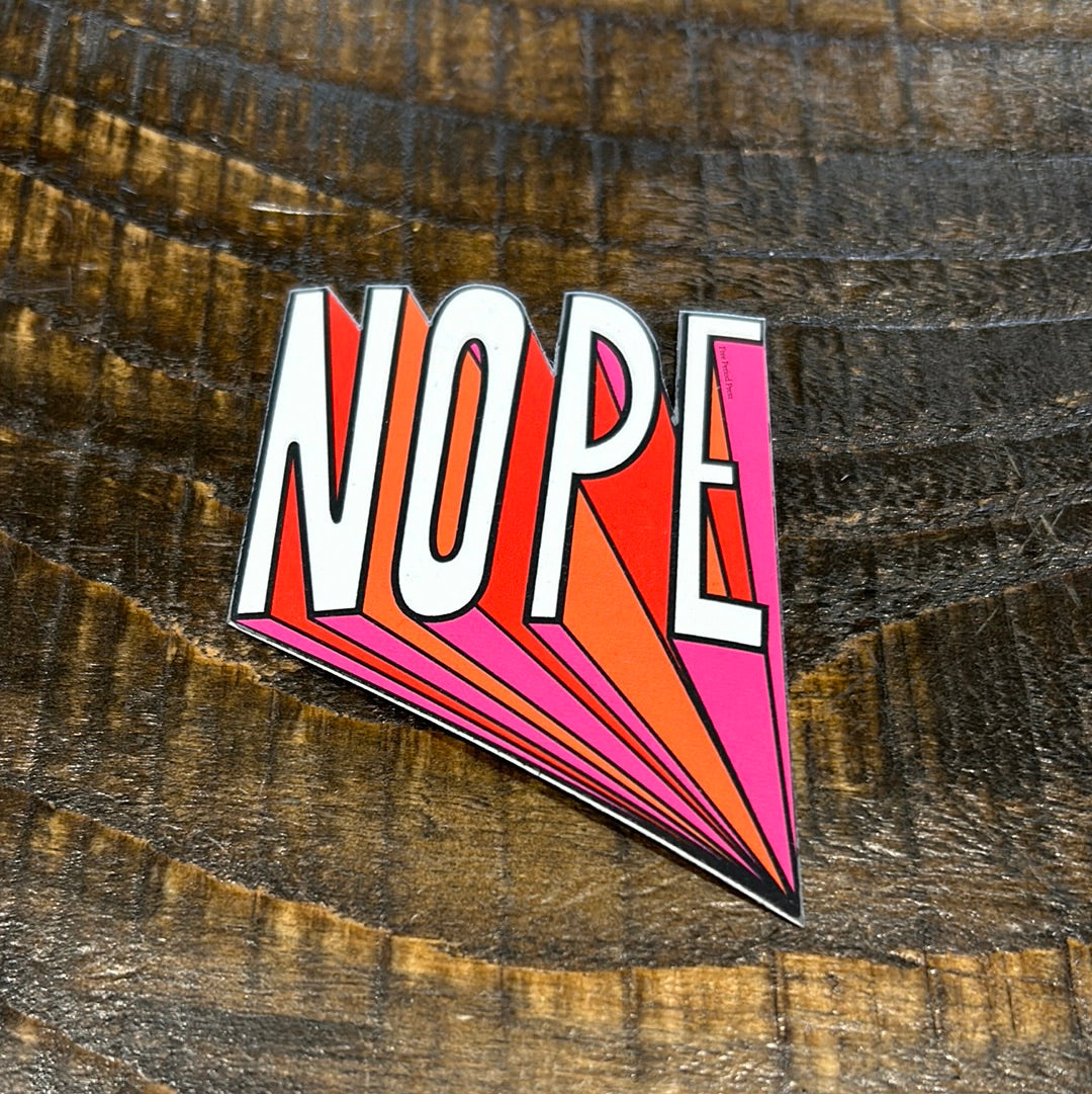 Nope Sticker