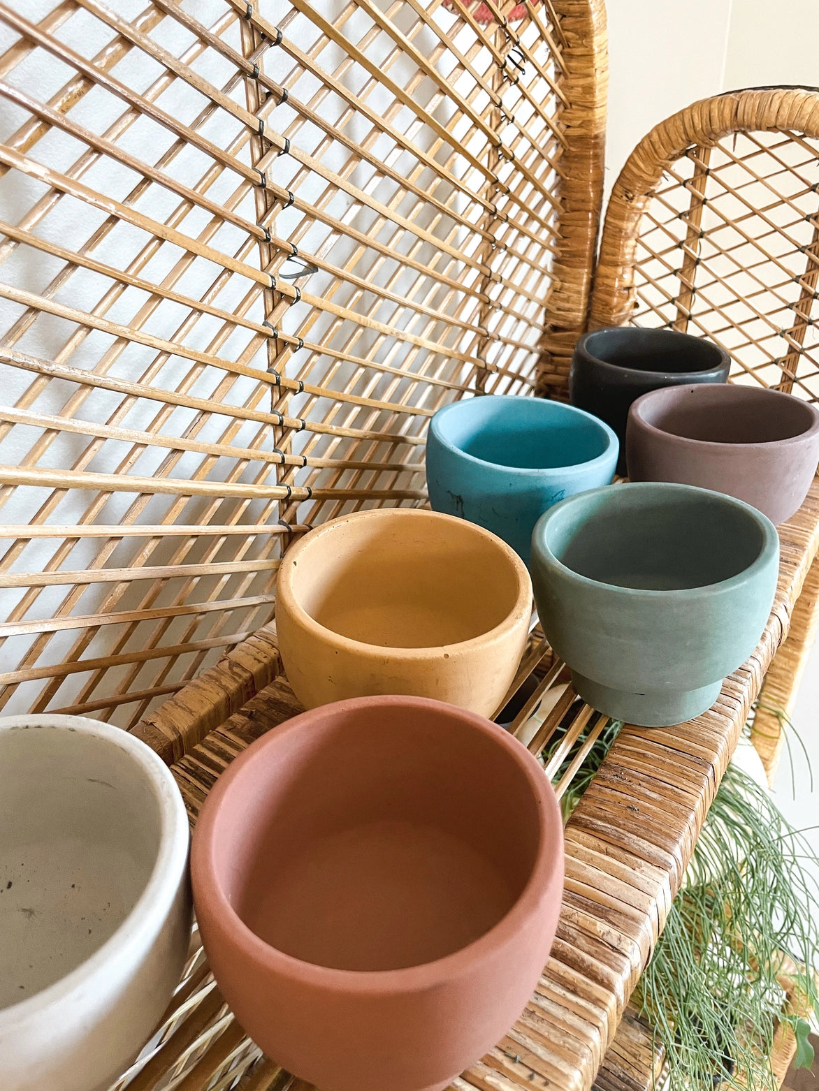 Hand-Poured Cement Bowl