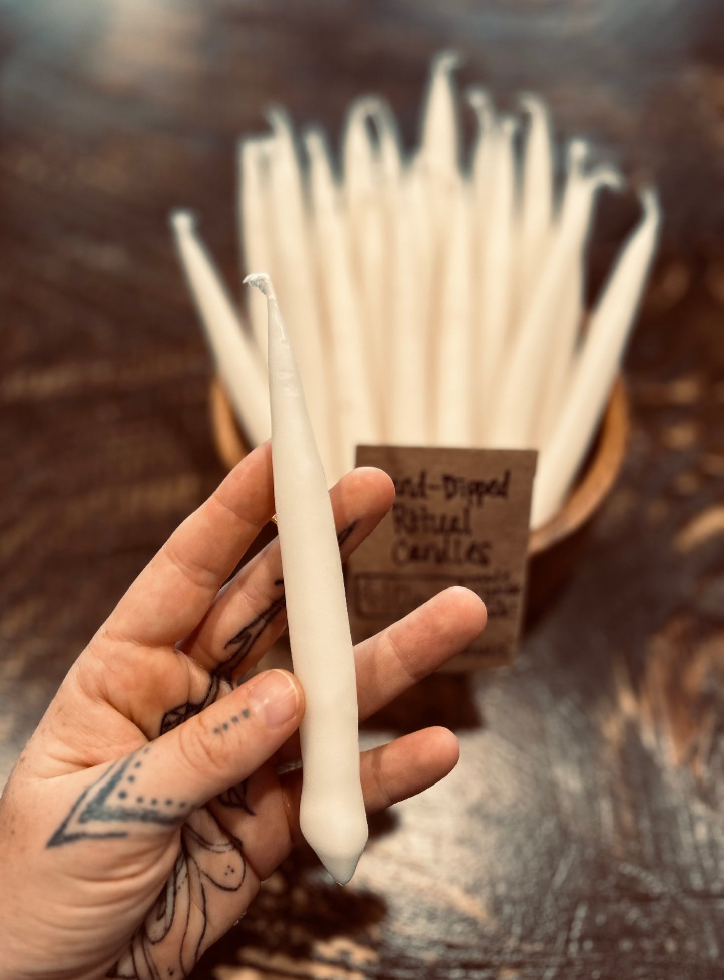 Hand-Dipped Ritual Candle