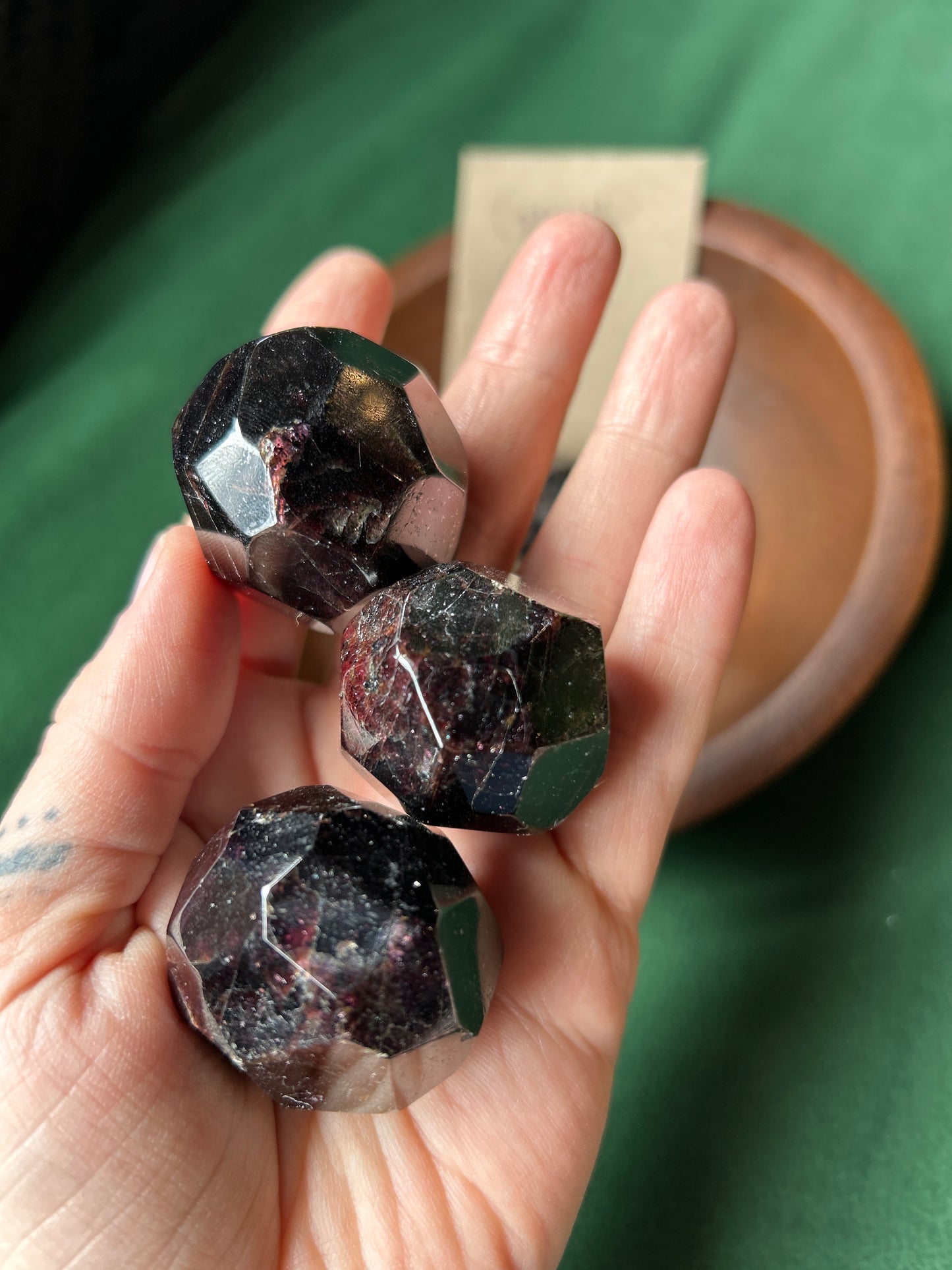 Natural Garnet Dodecahedrons