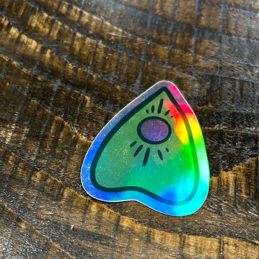 Holographic Avocado Planchette Sticker