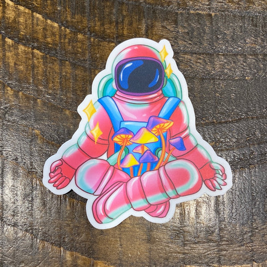 Psychedelic Astronaut Sticker