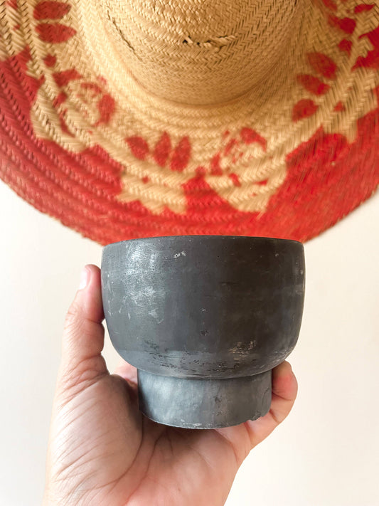 Hand-Poured Cement Bowl