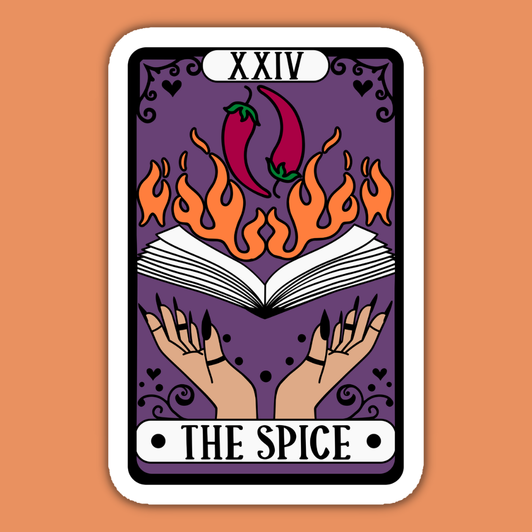 The Spice Alternative Tarot Card Reader Sticker